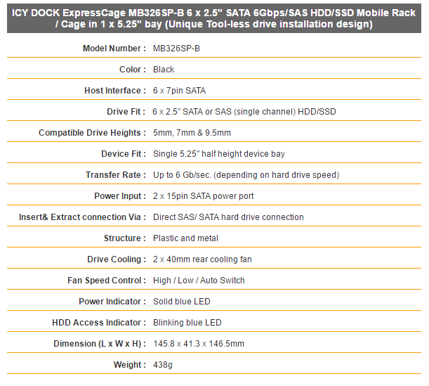 MB326SP B ExpressCage 2.5 HDDSSD CAGES ICY DOCK 2017 04 26 16 16 39